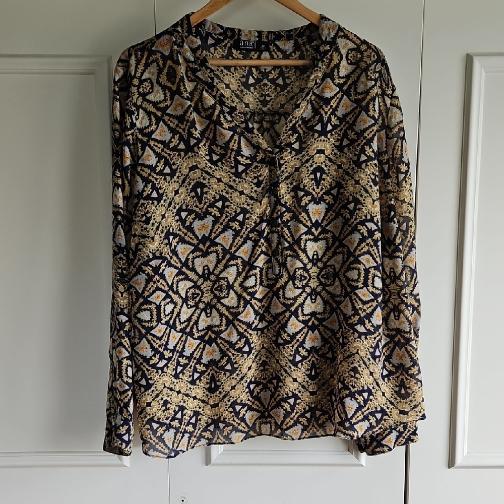 Bold Print Blouse